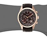 GUESS Men's Luscious Brown Chronograph Watch with Date Function
