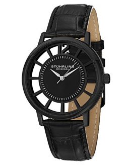 Stuhrling Original Men's Winchester Swiss Quartz Transparent Watch