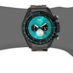 Vestal Men's Analog Display Quartz Black Watch