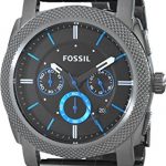 Fossil Men's Machine Quartz Stainless Steel Chronograph Watch, Color: Grey (Model: FS4931)