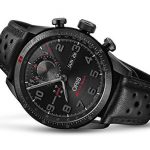 Oris Audi Sport Black Dial Leather Strap Men's Watch