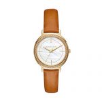 Michael Kors Women's Cynthia Brown Leather Watch MK2712