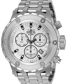 Invicta Men's Subaqua Analog Quartz Watch with Stainless Steel Strap, Silver, 31 (Model: 23918)