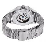 Stuhrling Original Men's Atrium Elite Automatic Skeleton Watch with Mesh Band