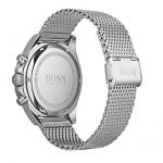 BOSS Men's Ocean Edition Chrono Quartz Stainless Steel and Mesh Bracelet Casual Watch