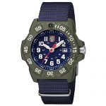 Luminox Men's SEA Stainless Steel Swiss-Quartz Watch with Nylon Strap, Blue