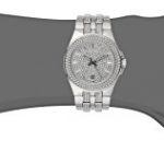 Bulova Men's Swarovski Crystal Stainless Steel Watch