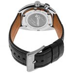 Glycine Men's Airmen Sst-12 Automatic Gmt Black Genuine Leather And Dial Watch