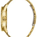 GUESS Men's Quartz Watch with Stainless-Steel Strap, Gold, 22