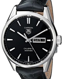 TAG Heuer Men's Analog Display Automatic Self Wind Black Watch