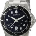 Victorinox Swiss Army Men's Maverick Stainless Steel Black Dial Watch