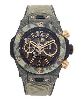 Hublot Big Bang Mechanical (Automatic) Skeletonized Dial Mens Watch 411.YG.1198.NR.ITI16 (Certified Pre-Owned)