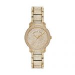 Michael Kors Women's Gold Tone Pave Glitz Watch MK6458