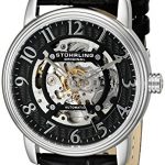 Stuhrling Original Men's 970.01 Legacy Analog Display Automatic Self Wind Black Watch