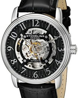 Stuhrling Original Men's 970.01 Legacy Analog Display Automatic Self Wind Black Watch