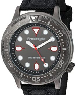 Freestyle Ballistic Diver Black/Red Unisex Watch 10024401