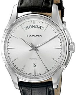 Hamilton Men's H32505751 Jazzmaster Analog Display Swiss Automatic Black Watch