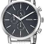 Fossil Men's Luther Quartz Watch with Stainless-Steel Strap, Silver, 21.75 (Model: BQ2328IE)