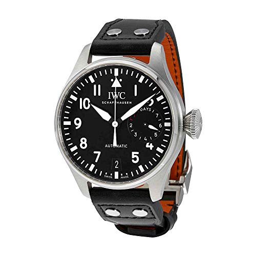IWC Men's Swiss Automatic Watch with Stainless Steel Strap, Black (Model: IW500912)