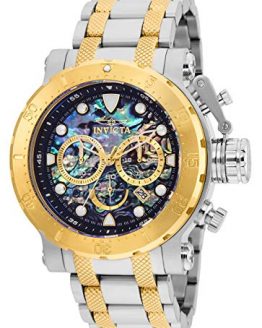 Invicta Men's Coalition Forces Quartz Watch with Stainless Steel Strap, Gold, 26 (Model: 26505)