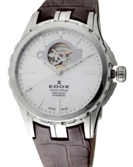 Edox Men's 85008 3 AIN Open Heart Automatic Grand Ocean Watch