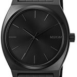 NIXON Time Teller A046 - All Black - 101M Water Resistant Men's Analog Fashion Watch (37mm Watch Face, 19.5mm-18mm Stainless Steel Band)