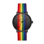 Michael Kors Men's Blake Stainless Steel Quartz Watch with Nylon Strap, Multi, 20 (Model: MK8713)