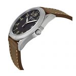 Victorinox Infantry Black Dial Leather Strap Mens Watch