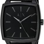 Armani Exchange Men's Black IP Watch