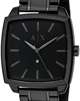 Armani Exchange Men's Black IP Watch