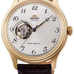 Orient RA-AG0013S10A Men's Envoy Version 2 Leather Band Open Heart Skeleton Automatic Watch