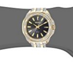 Seiko Men's Crystal Solar Japanese-Quartz Watch with Two-Tone-Stainless-Steel Strap