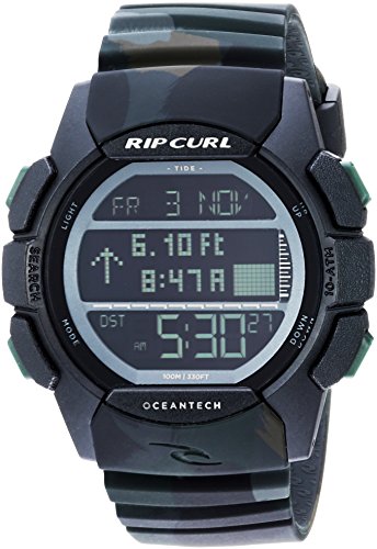 Rip Curl Men's Quartz Sport Watch with Polyurethane Strap, Multi, 25 (Model: A1134JUN1SZ)