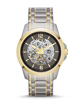 Relic by Fossil Men's Cameron Automatic Stainless Steel Sport Watch, Color: Silver/Gold (Model: ZR12109)