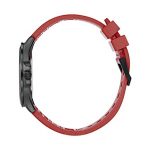 Hugo Men's #Jump Quartz Black IP and Rubber Strap Casual Watch, Color: Black