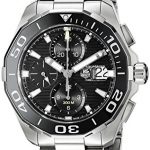 TAG Heuer Men's CAY211A.BA0927 Aquaracr Analog Display Swiss Automatic Silver Watch