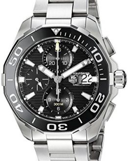 TAG Heuer Men's CAY211A.BA0927 Aquaracr Analog Display Swiss Automatic Silver Watch