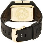 Vestal Men's BRGOLD Brig Tide & Train: Special Edition 14k Gold Watch with Black Plastic Band