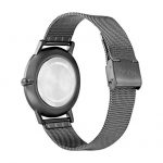 Hugo Men's #Exist - Ultra Slim Quartz Grey IP and Grey IP Mesh Bracelet Casual Watch, Color: Grey