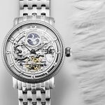 Stührling Original Mens Automatic Watch, Skeleton Watch Analog Dial