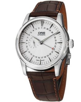 Oris Artelier Automatic Small Second Pointer Date Stainless Steel Mens Watch 01 744 7665 4051-07 1 22 73FC