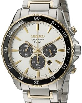 Seiko Men's 'Chronograph' Quartz Stainless Steel Dress Watch (Model: SSC446)