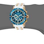 Invicta Men's Pro Diver Stainless Steel Quartz Diving Watch with Polyurethane Strap, Two Tone