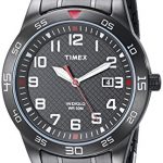 Timex Men's Fieldstone Way Black Stainless Steel Expansion Band Watch