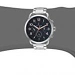 Tommy Hilfiger Males's Quartz Watch with Stainless-Steel Strap, Silver, 21.1