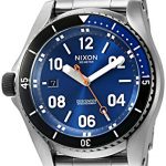 Nixon Men's A9591258-00 Descender Analog Display Swiss Quartz Silver Watch