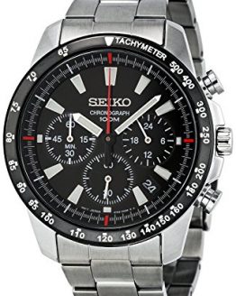 Seiko SSB031 Men's Chronograph Stainless Steel Case Watch