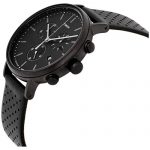 Timex Unisex Fairfield Chrono Leather Black/Black One Size