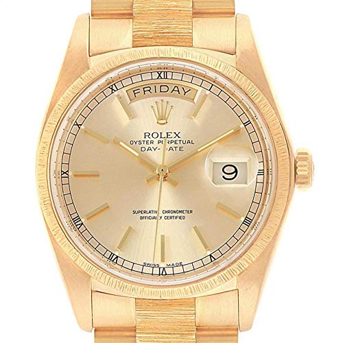 Rolex Day-Date Automatic-self-Wind Male Watch 18078 (Certified Pre-Owned)