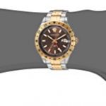 Versace Hellenyium GMT Swiss Quartz Watch with Two-Tone Stainless Steel & Gold Bracelet – Perfect for Global Travelers 🌍